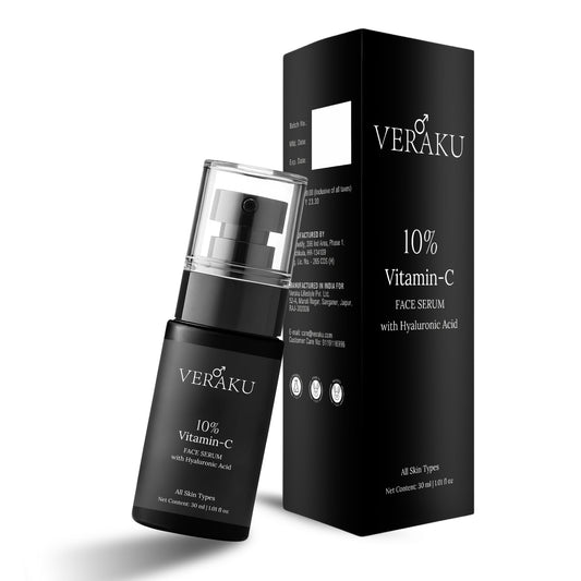10 % Vitamin - C Face Serum with Hyaluronic Acid | 30ML - Veraku