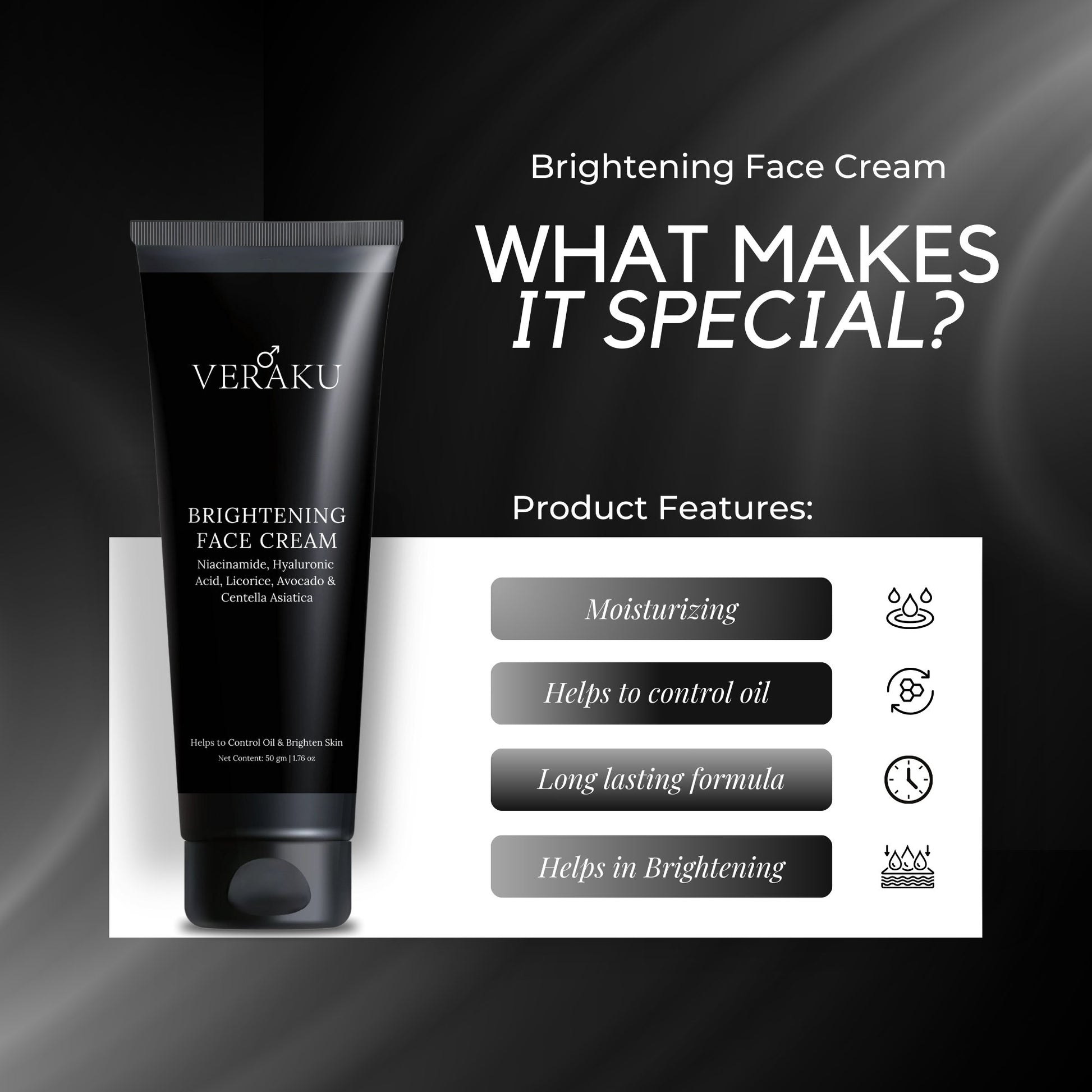 Brightening Face Cream | 50GM - Veraku