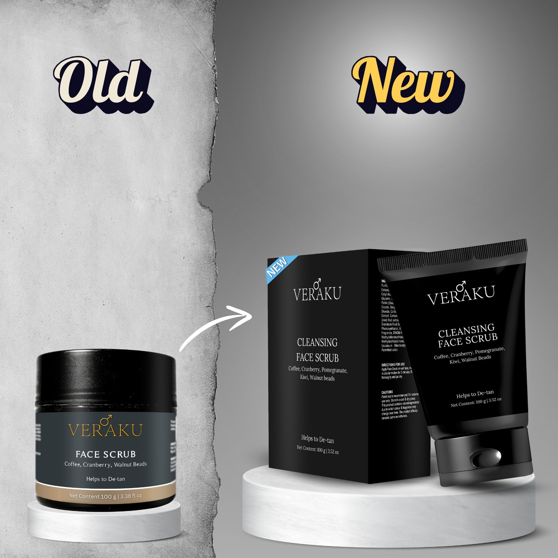 Cleansing Face Scrub | 100 GM - Veraku