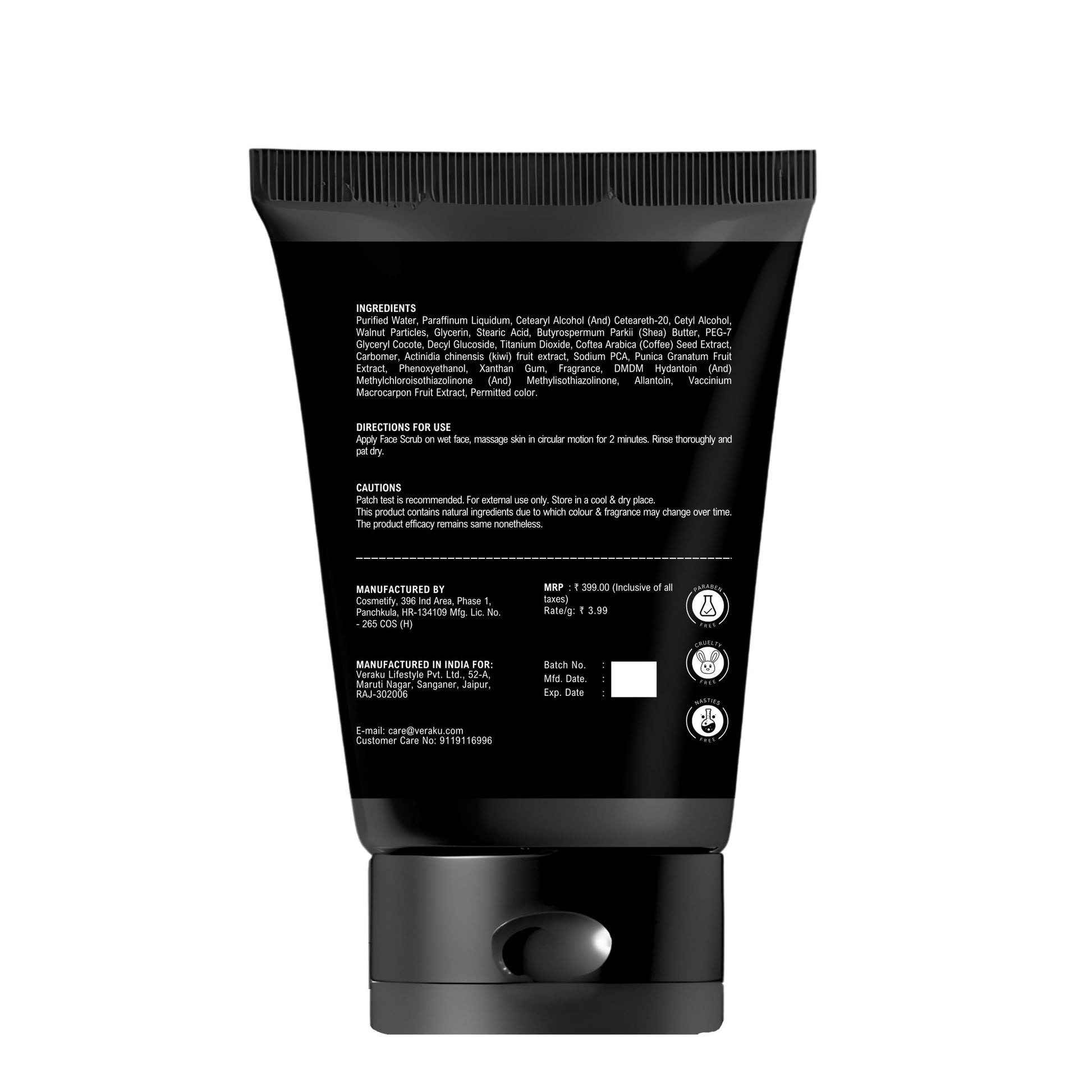 Cleansing Face Scrub | 100 GM - Veraku