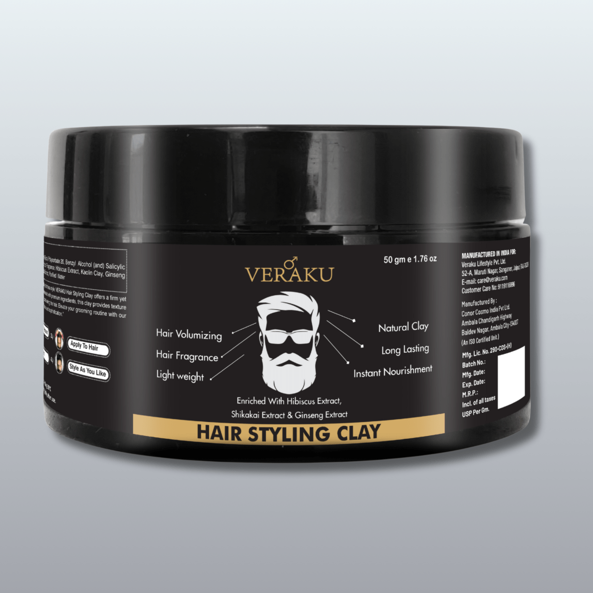 Hair Styling Clay | 50 gm - Veraku