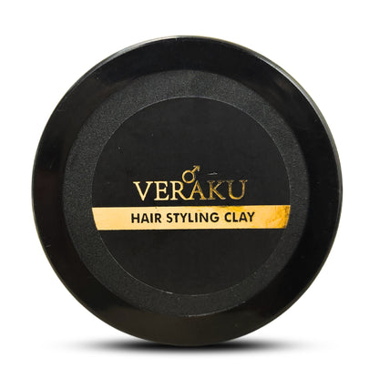 Hair Styling Clay | Long Lasting | Hair Volumizing | Natural Clay | For Men (50 gm) - Veraku