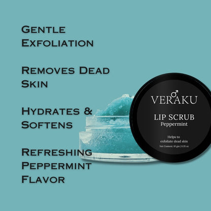 Peppermint Lip Scrub | 10GM - Veraku