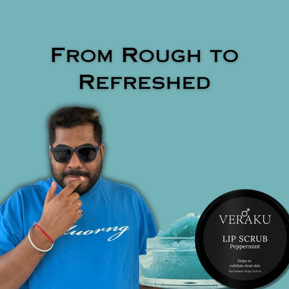 Peppermint Lip Scrub | 10GM - Veraku
