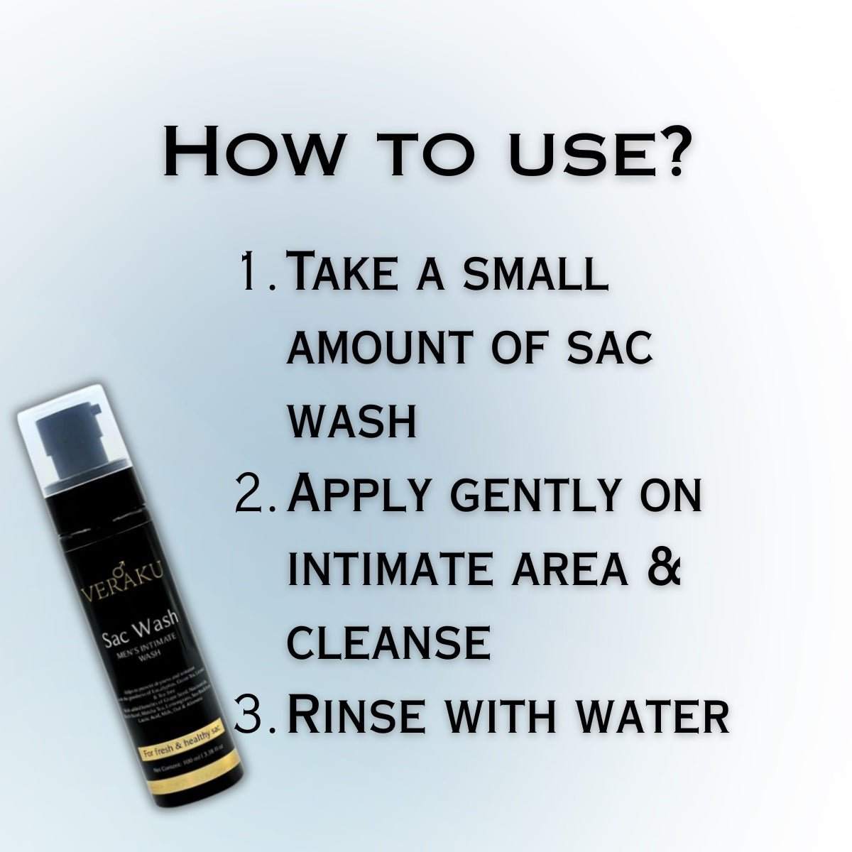 Sac Wash | Men's Intimate Wash | 100 ML - Veraku