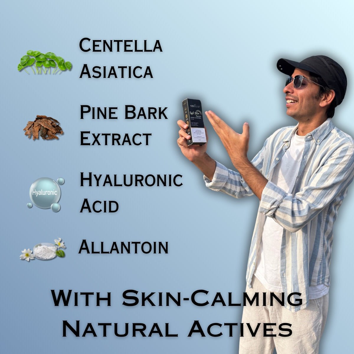 SPF - 50+ Pa++++ | Mineral Sunscreen | 50ML - Veraku